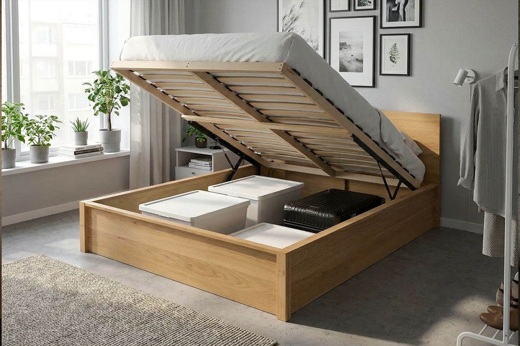 Norwish Lift Up Queen Bed