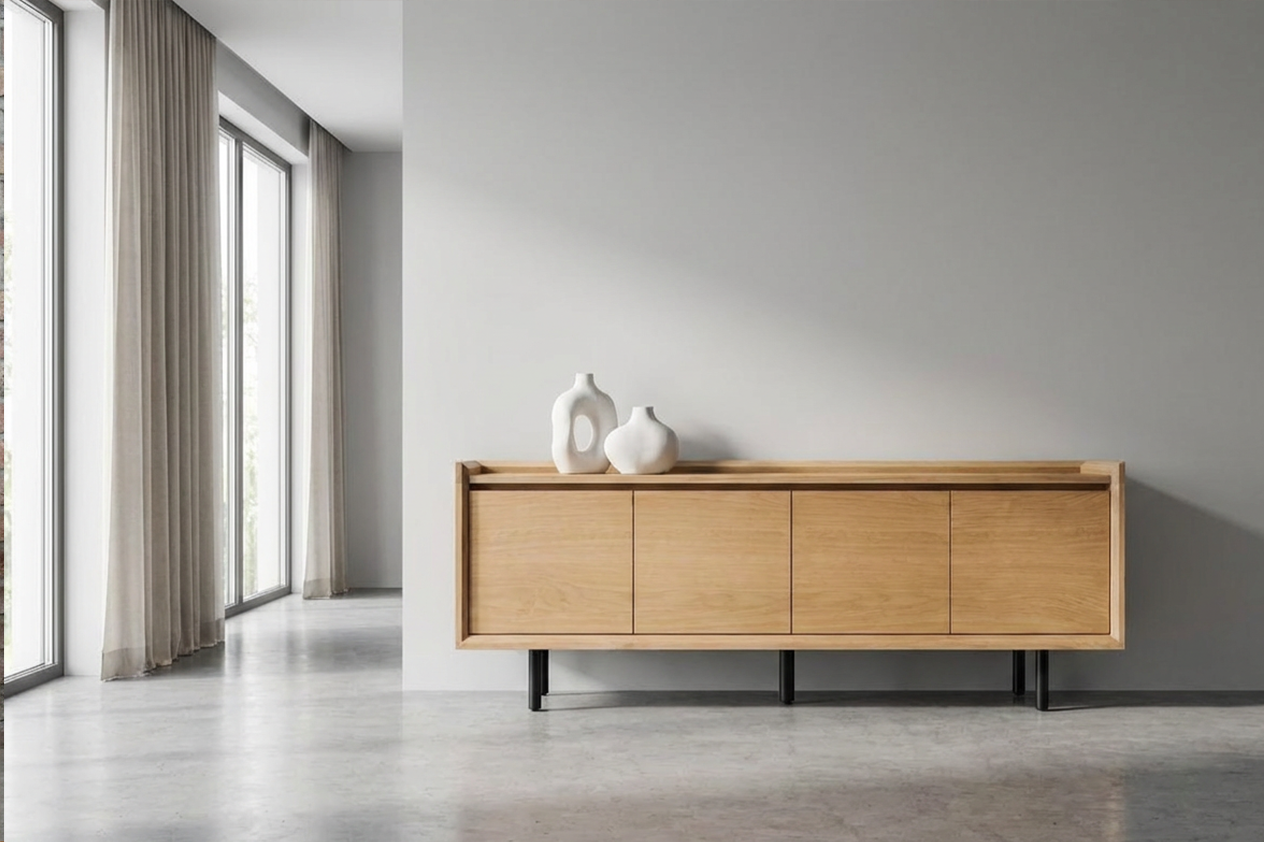 Peninsular 4 Door Entertainment Unit